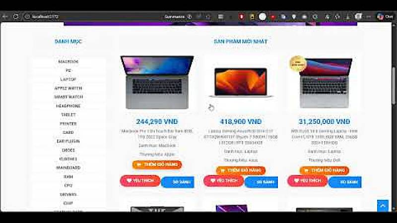 Web bán hàng ASP.NET Core 6 đến bản .net 9 EF MVC